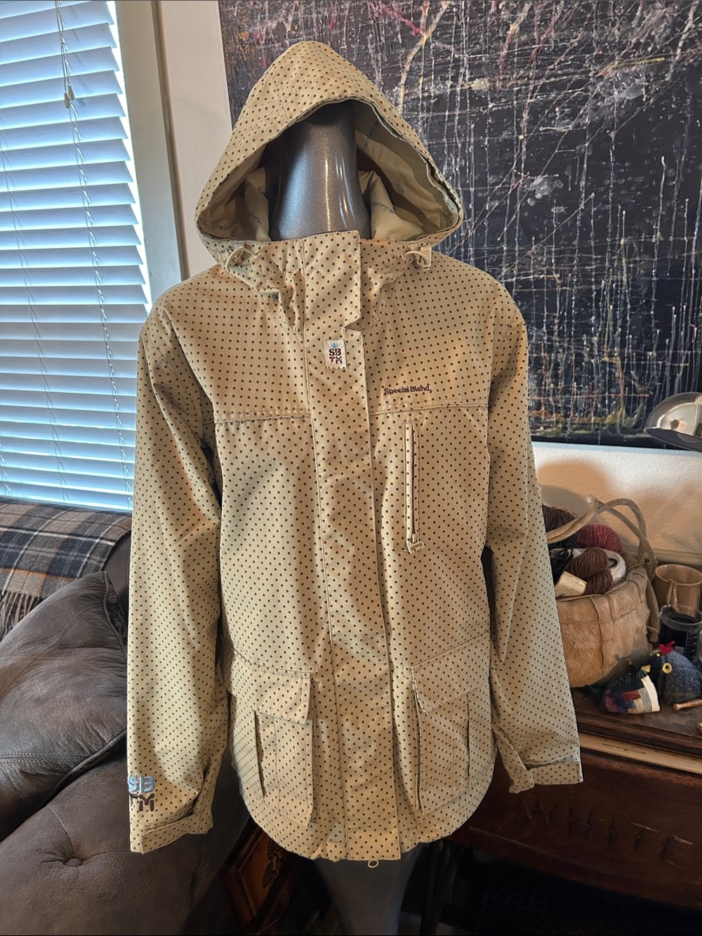 Y2K Special Blend Polka Dot Snow Jacket